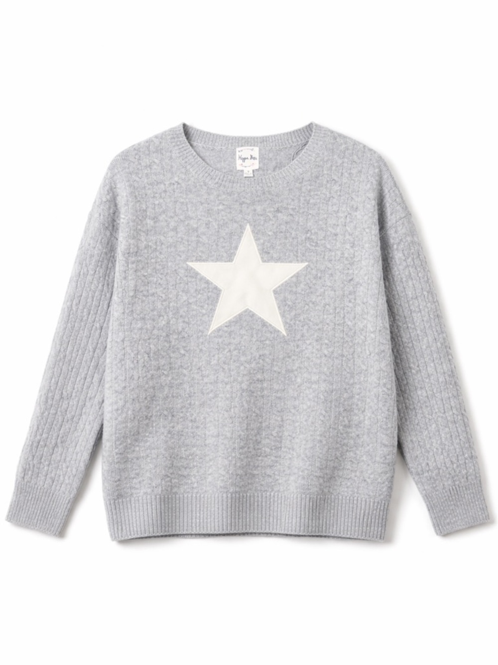 Hippie Rose Heather Gray Sweater NWT
